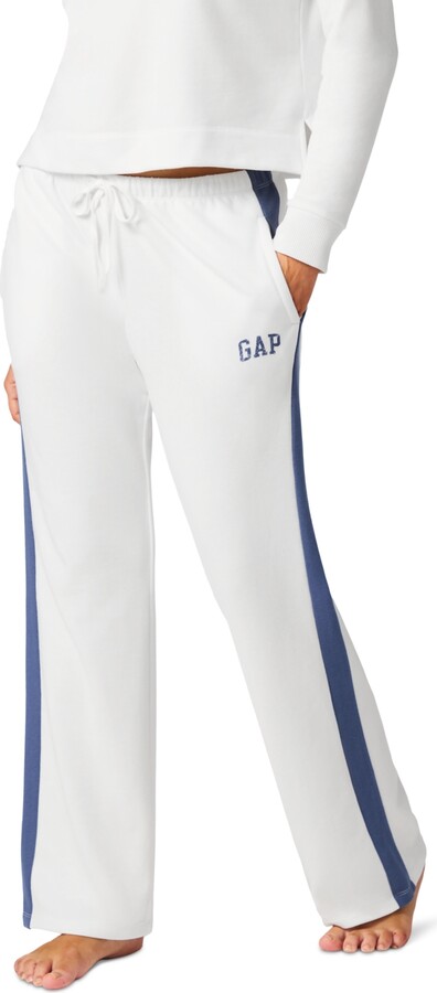 Gap Women's Logo French Terry Drawstring Pajama Pants