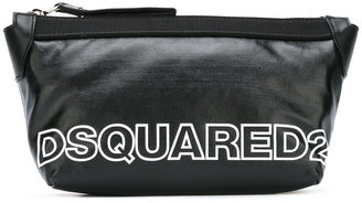 DSQUARED2 two-tone logo wash bag