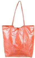 Thumbnail for your product : Carlos Falchi Metallic Tote Bag