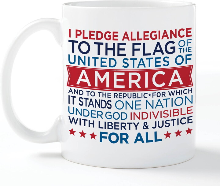 Personalized Planet I Pledge Allegiance Personalized USA Coffee Mug