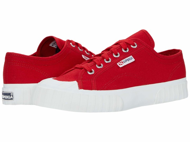 superga shoes red