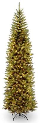 clear Wrought Studio Kingswood Pencil 9' Green Fir Artificial Christmas Tree with 500 Lights with Stand