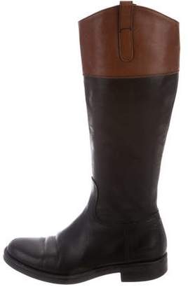Studio Pollini Leather Knee-High Boots