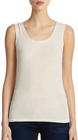 Thumbnail for your product : Lafayette 148 New York Cotton Scoopneck Shell