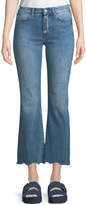Thumbnail for your product : MiH Jeans Lou Button-Fly Flared-Leg Ankle Jeans