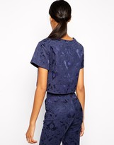 Thumbnail for your product : TFNC Boxy Top In Jacquard