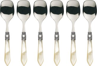 Bugatti Oxford Set 6-pcs Ice-Cream Spoon Ivory