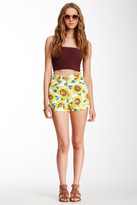 Thumbnail for your product : American Apparel Stretch Bull Denim High-Waist Short