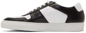 Common Projects Black and White Basketball Duo Tone Low-Top Sneakers