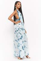 Thumbnail for your product : Forever 21 Boho Me Tie-Dye Halter Maxi Dress