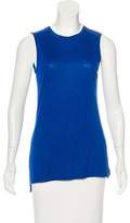 Thumbnail for your product : Vince Silk-Paneled Sleeveless Top