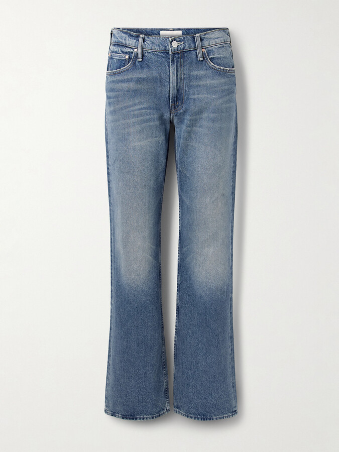Mother The Reifler Mid-rise Straight-leg Jeans - Blue