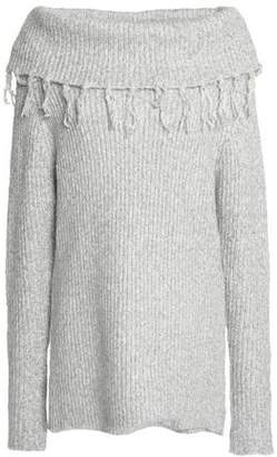 Tart Collections Collections Tasseled Ribbed Cotton-Blend Sweater