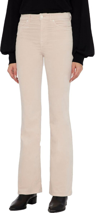 Lisha Womens Stretch Velvet Bootcut Pants