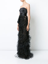 Thumbnail for your product : Marchesa strapless gown