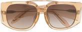 Thumbnail for your product : Linda Farrow clear frame sunglasses