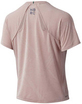 Thumbnail for your product : New Balance Womens Q Speed Jacquard Running Tee Pink XS