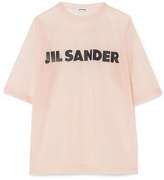 Jil Sander - Printed Organza T-shirt - Blush