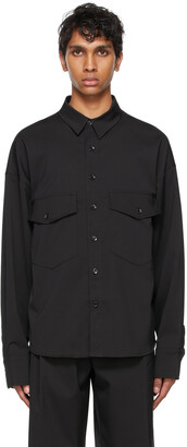 Nahmias Black Flannel Beachside Shirt