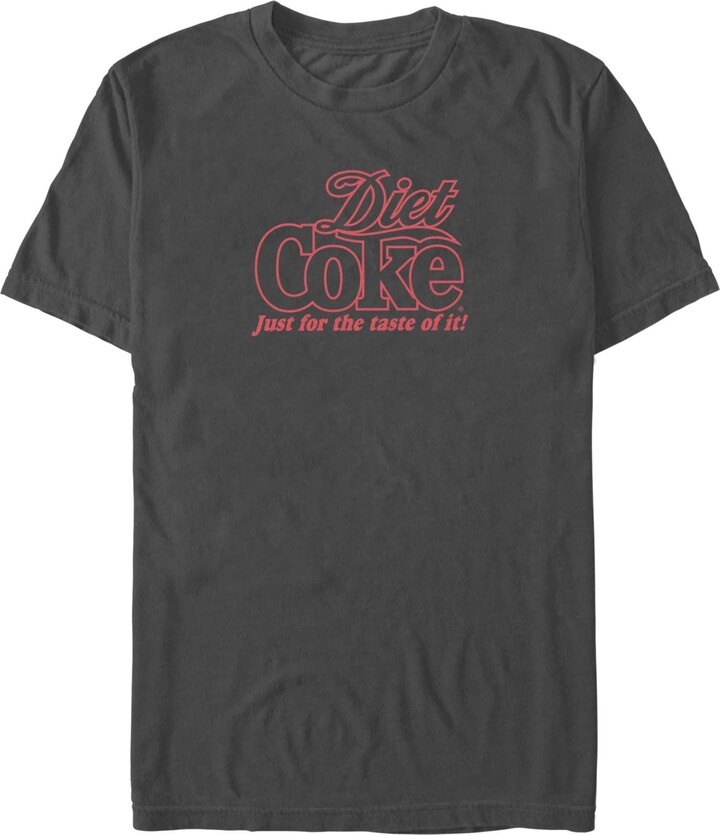 Coca Cola Coca-Cola Men's Diet Coke Outline Short Sleeve T-Shirt