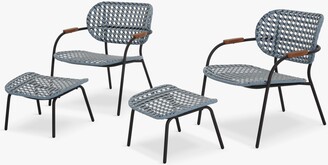 John Lewis & Partners Open Weave Garden Chairs & Footstools