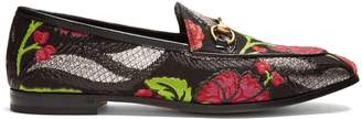 Gucci Jordaan jacquard loafers