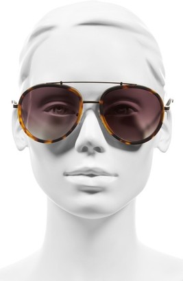 KENDALL + KYLIE Women's Jules 58Mm Aviator Sunglasses - Matte Demi/ Matte Gold
