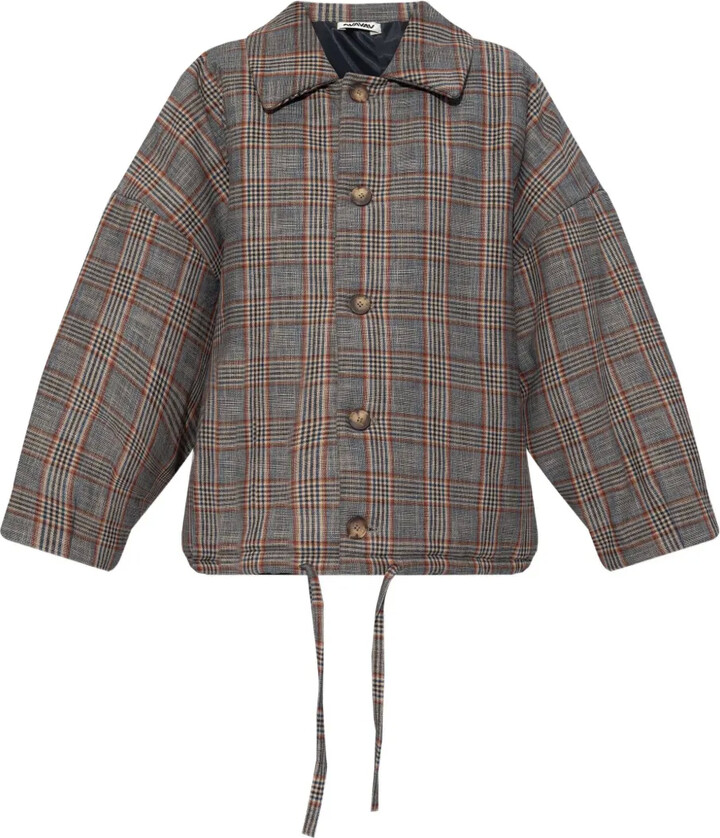 AVAVAV Plaid Buttoned Jacket