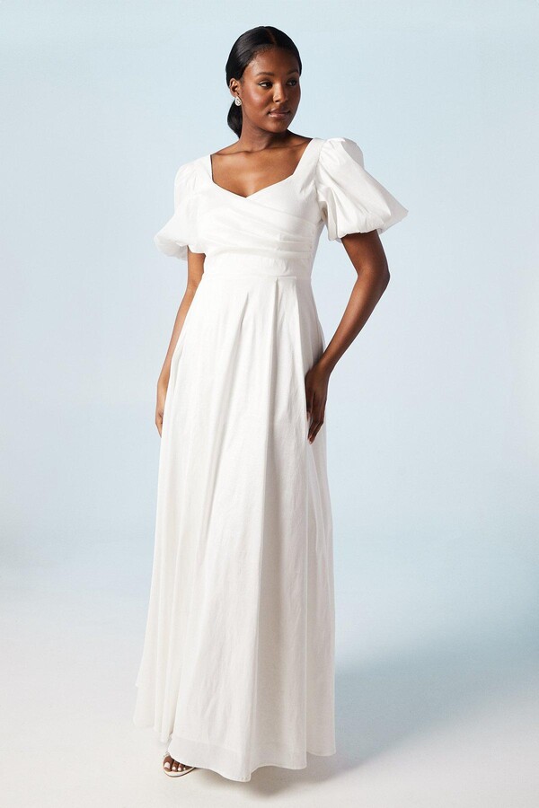 Garden Formal Summer Chic Dress Code Wedding Ivory A Line Wedding