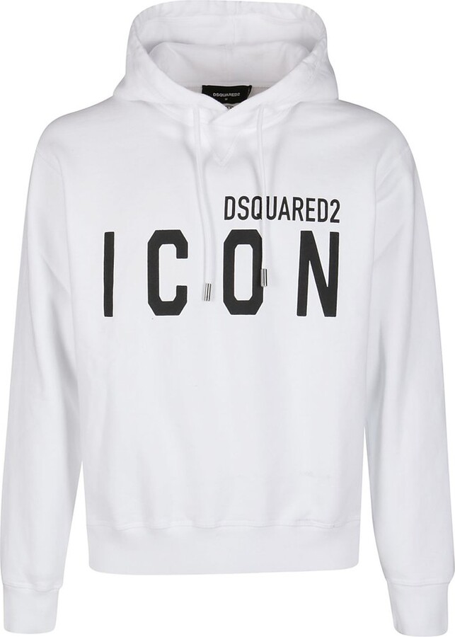 DSQUARED2 Icon Hooded Drawstring Sweatshirt - ShopStyle