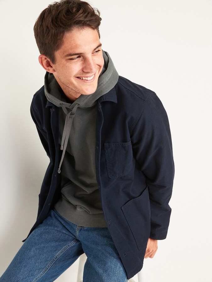 Old Navy Canvas Chore Jacket for Men - ShopStyle