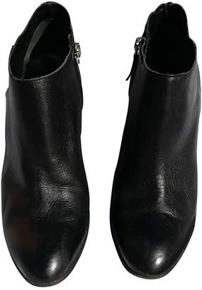 Black Leather Ankle Boots Michael Kors - ShopStyle