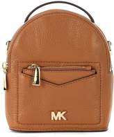 Thumbnail for your product : Michael Kors Jessa Brown Tumbled Leather Mini Backpack