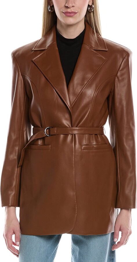 Kenneth Cole Belted Jacket