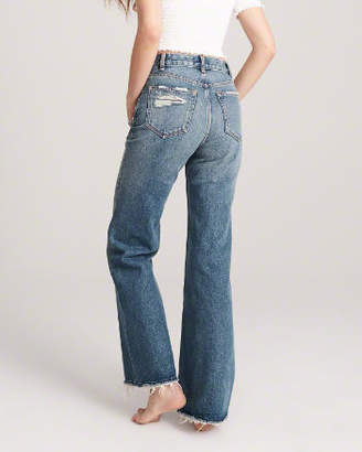 Abercrombie & Fitch High Rise Wide Leg Jeans