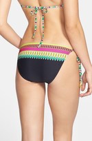Thumbnail for your product : Trina Turk 'Plumas' Side Tie Hipster Bikini Bottoms