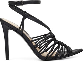 nine west caged heels