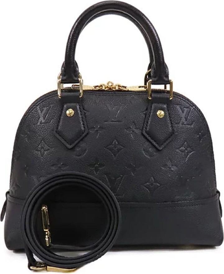 Louis Vuitton Alma BB Handbag in Black & Red – EliteLaza