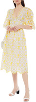 Thumbnail for your product : VIVETTA Broderie Anglaise Cotton-blend Midi Skirt