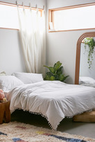 Thumbnail for your product : Urban Outfitters Washed Cotton Tassel Duvet Cover