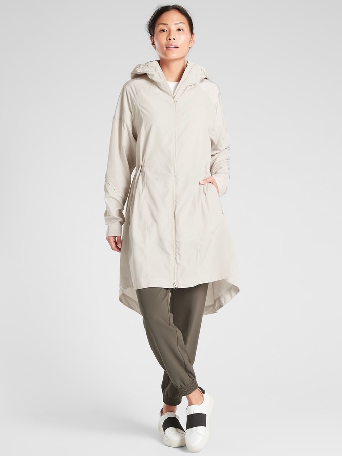 athleta womens raincoat