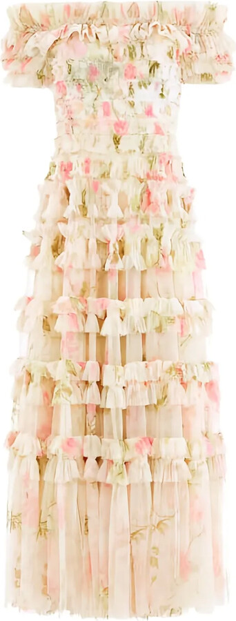 Needle Thread Lisette off-shoulder dress ShopStyle