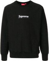 Supreme Men’s box logo sweatshirt – Black