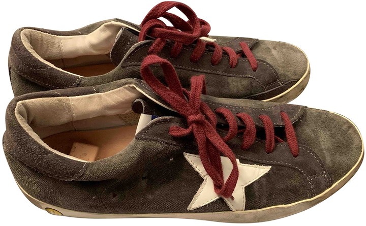 Golden Goose Superstar Grey Velvet Trainers - ShopStyle Sneakers & Athletic  Shoes