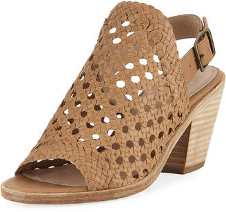 Eileen Fisher Rory Woven Leather Slingback Sandal