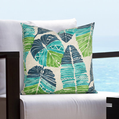 Siscovers Royal Fern Outdoor Square Pillow Cover & Insert