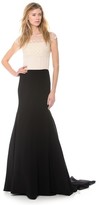Thumbnail for your product : Lela Rose Fit & Flare Skirt