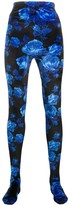 Thumbnail for your product : Richard Quinn Footed Floral-Print Leggings