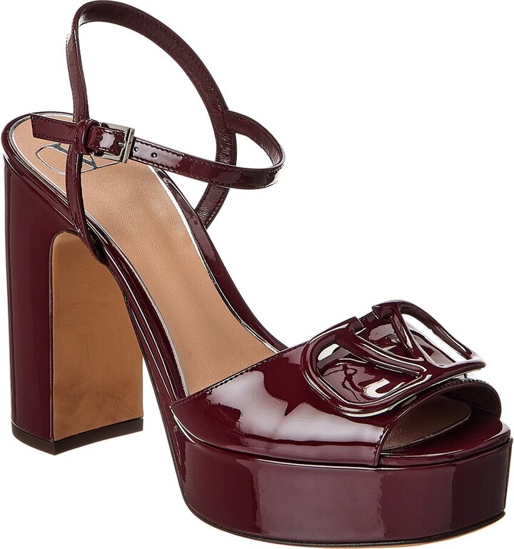 Valentino Vlogo 115 Patent Platform Sandal