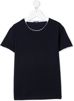 Thumbnail for your product : Il Gufo contrast-trim cotton T-Shirt